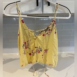 FREE Yellow Kendall & Kylie Spaghetti Strap Tank Top